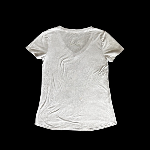 Disney Minnie Mouse Artsy Sketch V-Neck Graphic Tee White, Extra Small - Picture 3 of 5